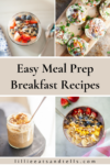 Pinterest pin for macro-friendly meal prep breakfast recipes.