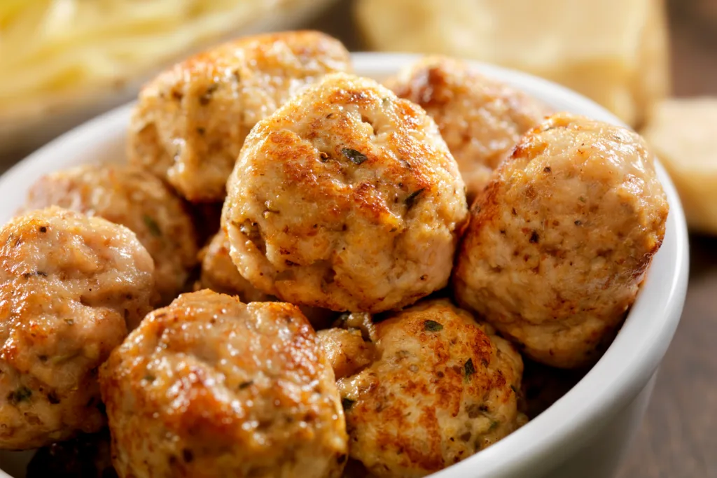 Air Fryer Asian Meatballs