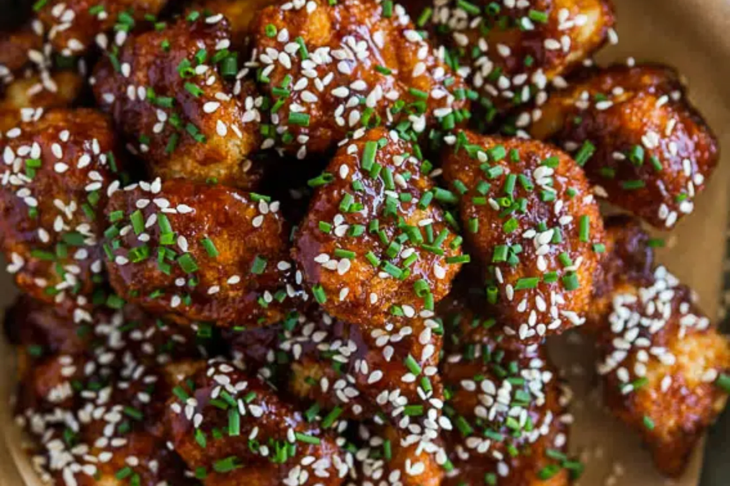 Lighter Honey Garlic Air Fryer Chicken - 9g Fat, 31g Carbs, 42g Protein and 377 Calories