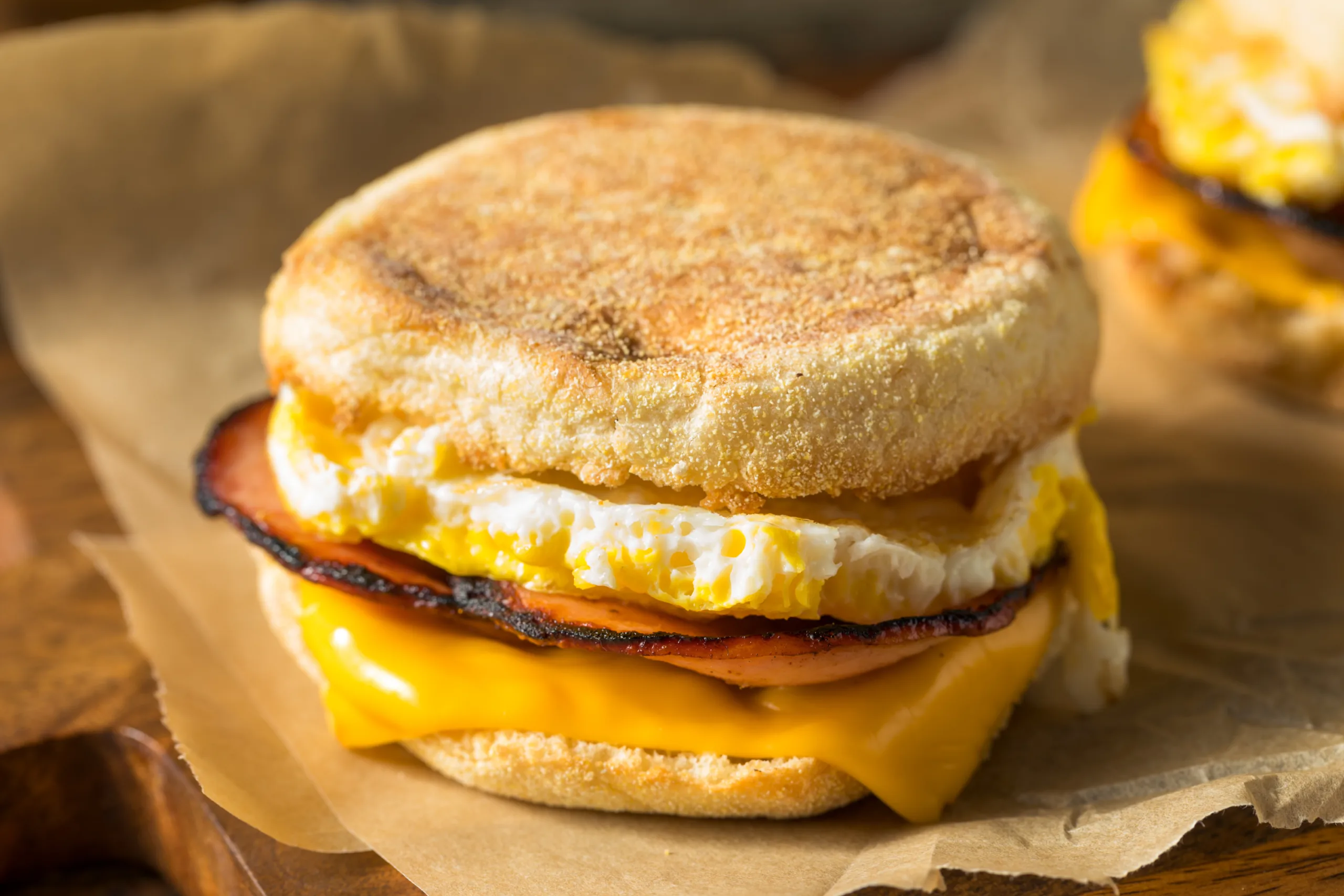 Freezer Breakfast Sandwiches Recipe, Fat: 12g, Carbs: 27g, Protein: 24g, Calories 320