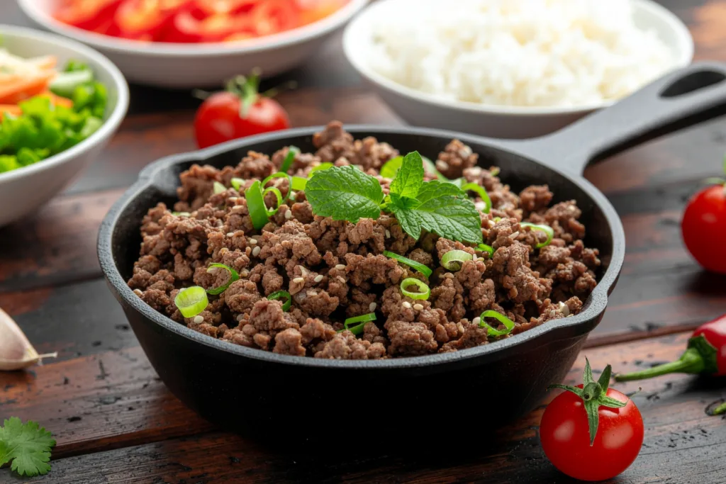 Teriyaki Ground Beef Stir Fry