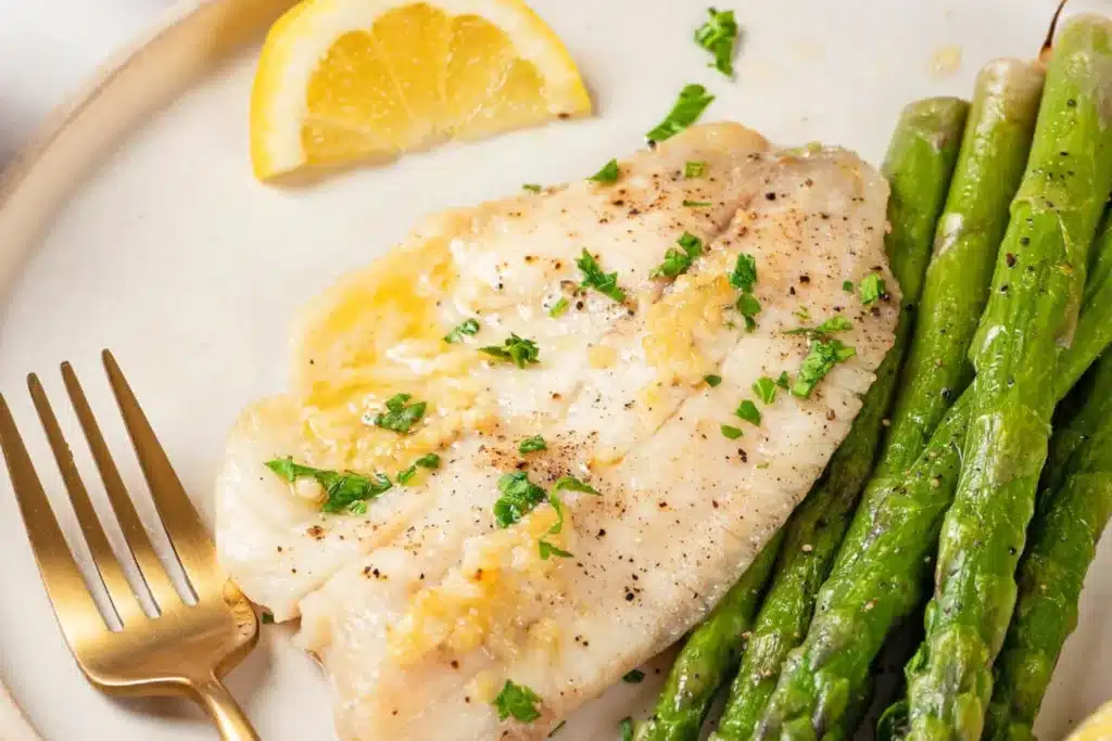 Baked Garlic Lemon Tilapia