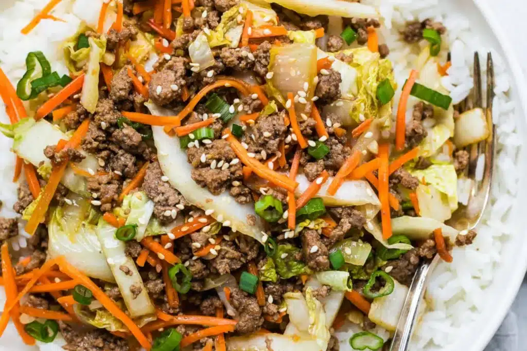 Beef and Cabbage Stir Fry