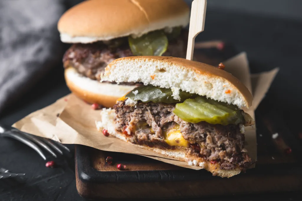 Cheese Stuffed Burger