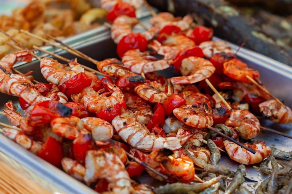 Freedom Fire BBQ Prawn Skewers