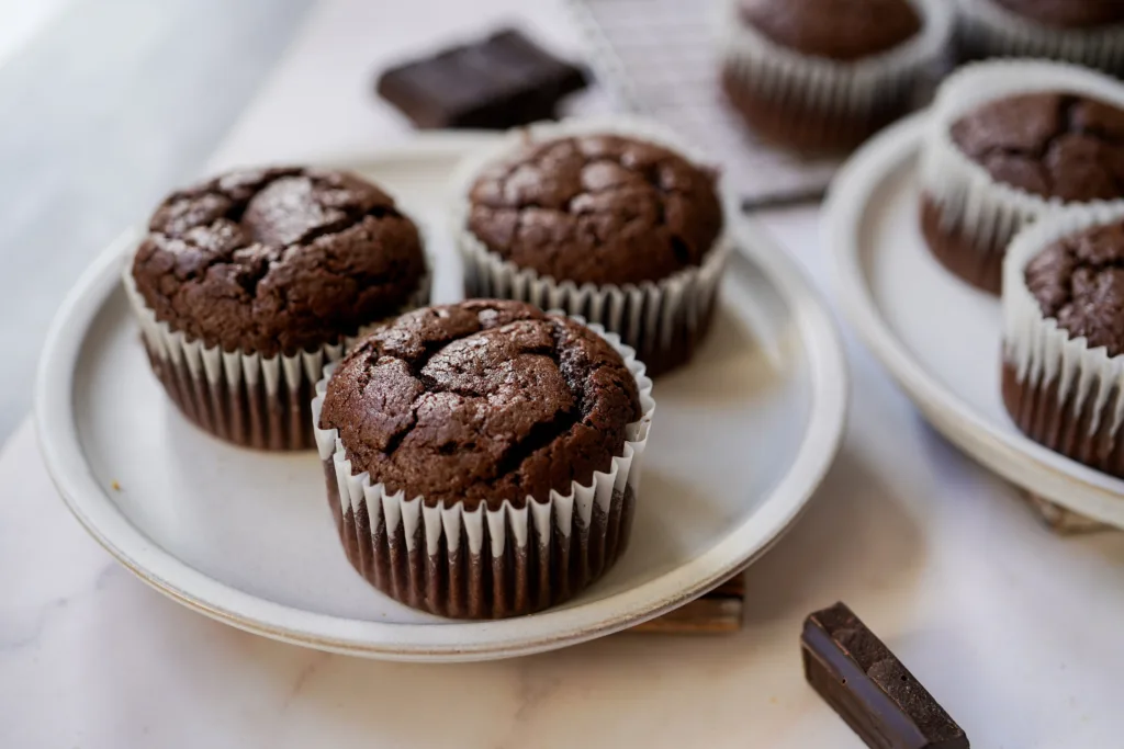 Protein-Rich PB Brownie Muffins