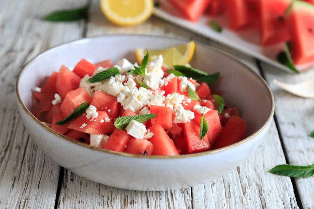 Stars & Stripes Watermelon Feta Salad