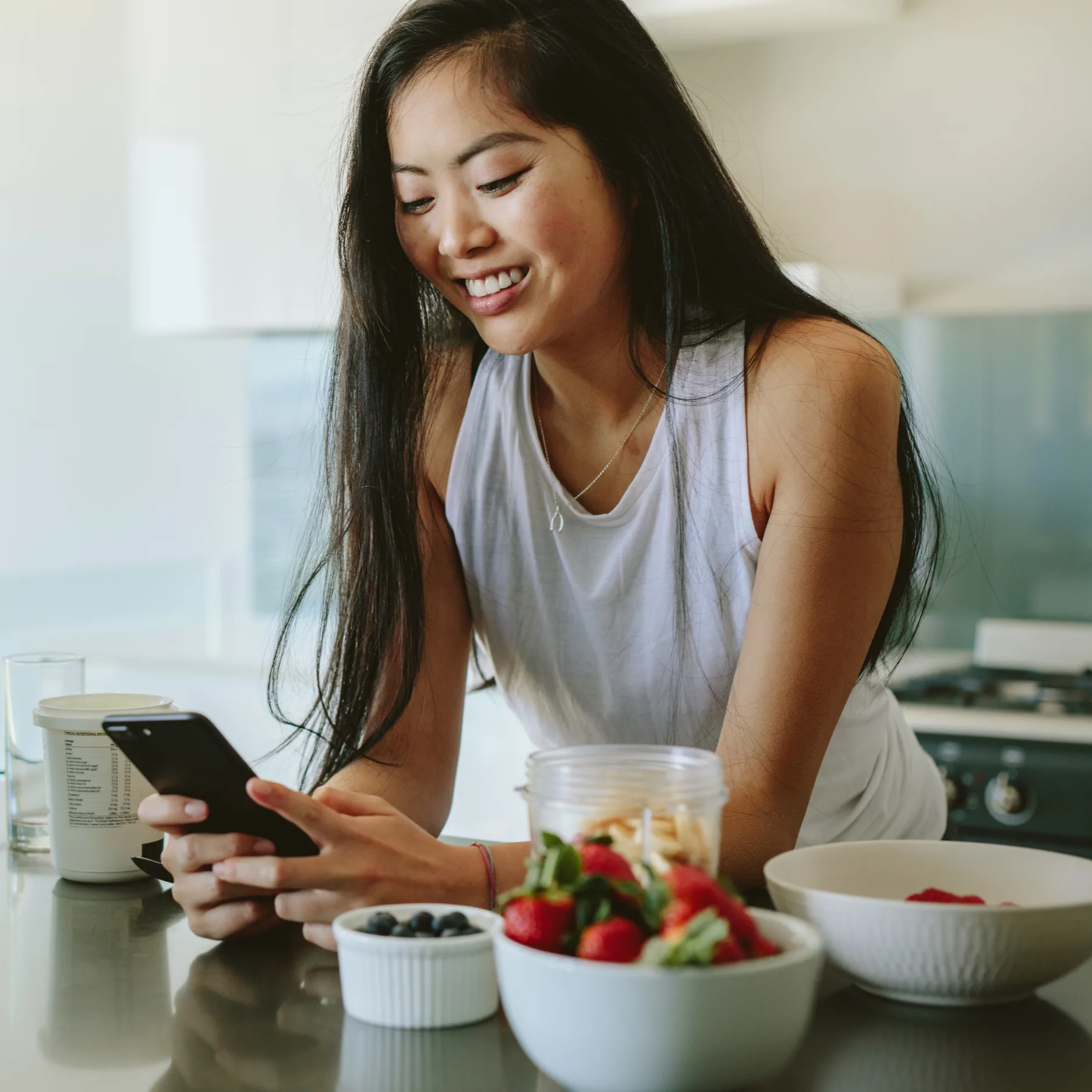 Logging meals in a macro tracking app