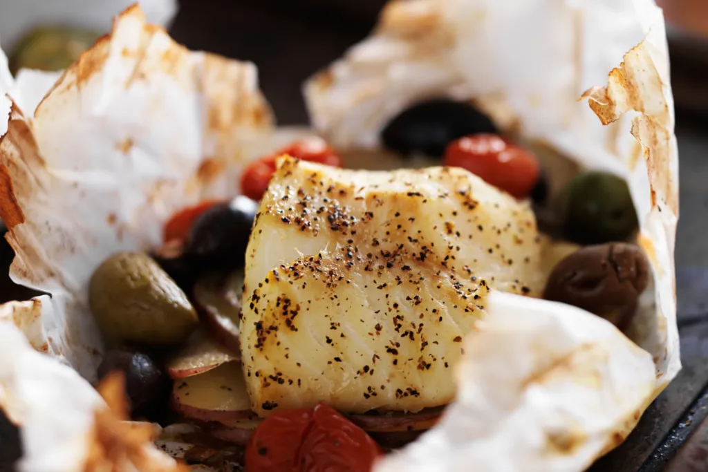 Mediterranean Baked Haddock