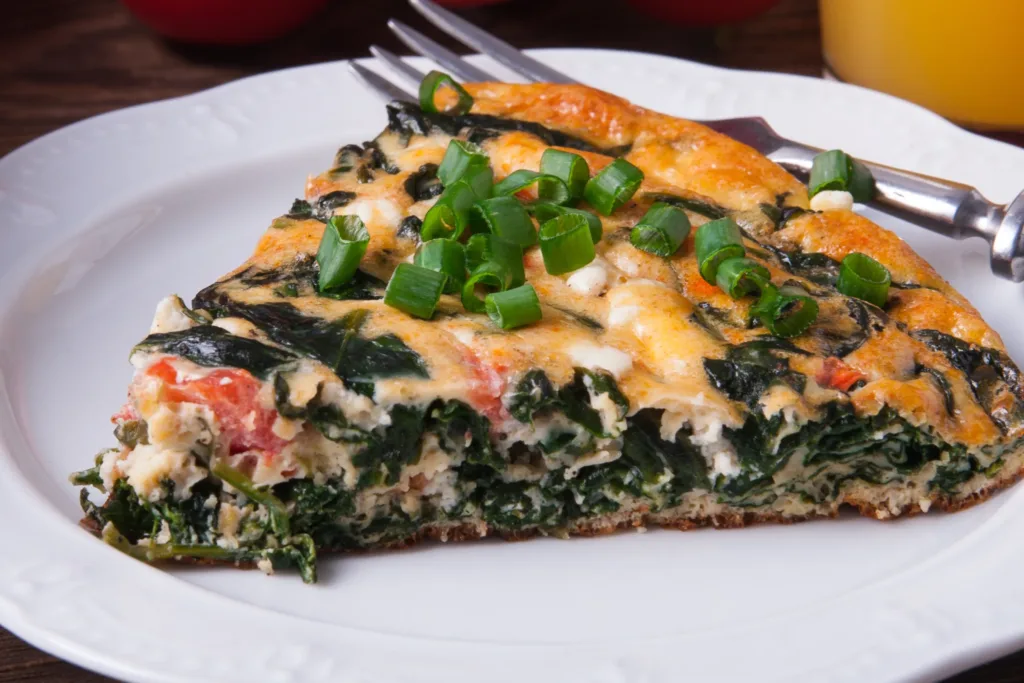 Spinach and Feta Protein Frittata