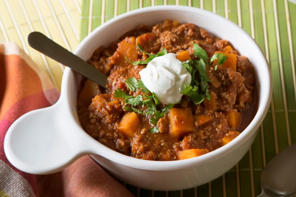 Turkey and Sweet Potato Chili