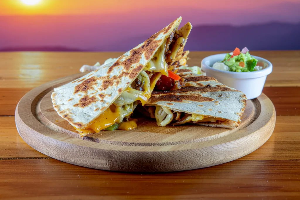 Crispy Chicken Quesadillas