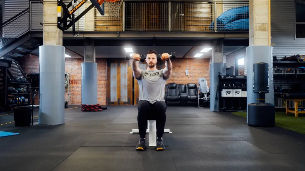 dumbbell-front-raise-poster