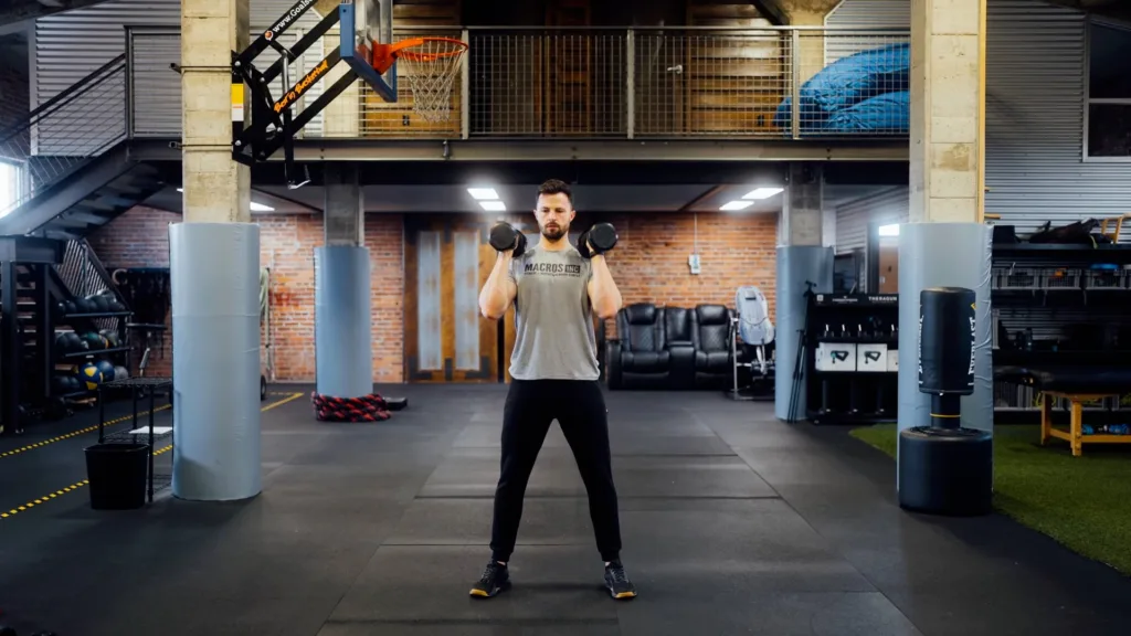 dumbbell-thruster-poster