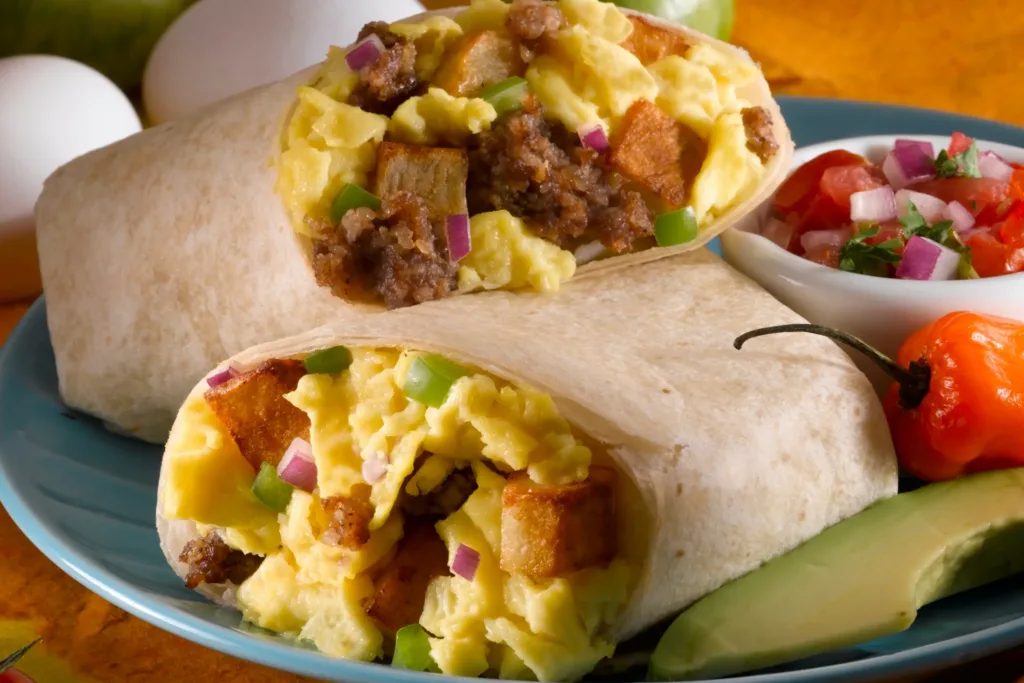 Freezer Breakfast Burritos