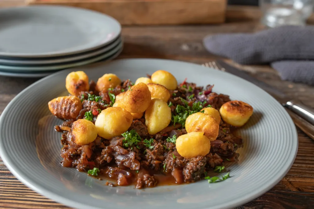One-Pan Beef and Gnocchi